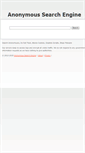 Mobile Screenshot of anonymousengine.com